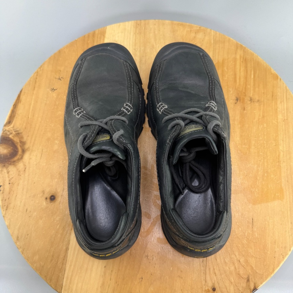 Keen Portsmouth II MensSize 9.5 Shoes Casual 2 Eye Oxford Sneakers Black Leather - Picture 5 of 9